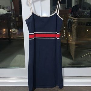 Brandy navy dress